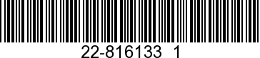 22-816133  1 - FITTING            - Replaced by 22-816133