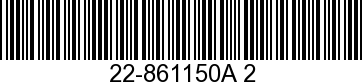 22-861150A 2 - FITTING ASSEMBLY   - Replaced by 22-861150T02