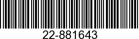 22-881643 - VALVE              NLA