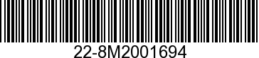 22-8M2001694 - FITTING           
