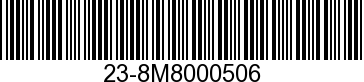 23-8M8000506 - SPACER             - Replaced by 23-8M0046302