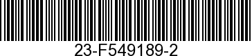23-F549189-2 - BUSHING            - Replaced by -F549189-1