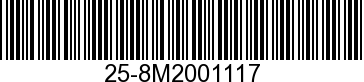 O-RING 25-8M2001117