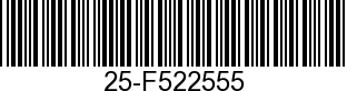 25-F522555 - O-RING             - Replaced by 25-822370