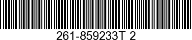 261-859233T 2 - FLYWHEEL           - Replaced by 261-859233T12