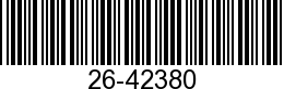 26-42380 - SEAL               - Replaced by 26-42380001