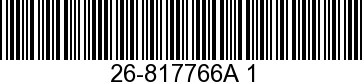 SEAL KIT,NLA 26-817766A 1