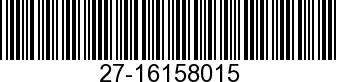 27-16158015 - GASKET             - Replaced by 27-8M0072137