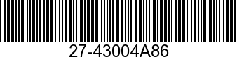 27-43004A86 - GASKET SET         - Replaced by 27-43004A90