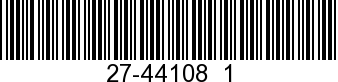27-44108  1 - GASKET             - Replaced by 27-8M0061737