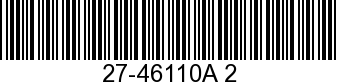 27-46110A 2 - GASKET SET         - Replaced by 27-46110A72