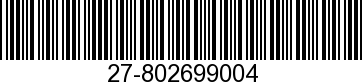 GASKET 27-802699004