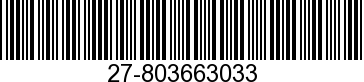 27-803663033 - GASKET             - Replaced by -8M0147008