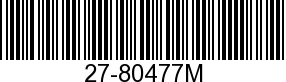 27-80477M - GASKET             NLA