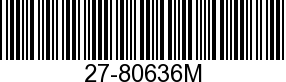 27-80636M - GASKET             - Replaced by 26-84838M