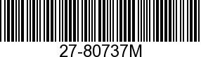 27-80737M - GASKET             - Replaced by 27-13999M