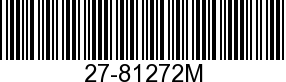 27-81272M - GASKET             - Replaced by 27-81272