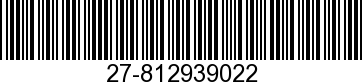GASKET 27-812939022