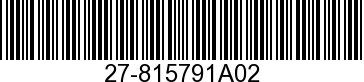 27-815791A02 - GASKET SET         - Replaced by 27-8M0046715