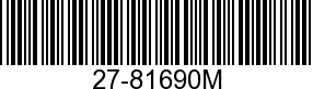 27-81690M - GASKET @5          - Replaced by 27-80479M