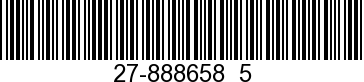 27-888658  5 - GASKET             - Replaced by 27-888658008