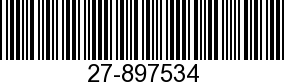 27-897534 - GASKET             - Replaced by 27-8M0024563