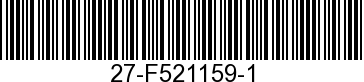 27-F521159-1 - GASKET             - Replaced by 27-F521159-1
