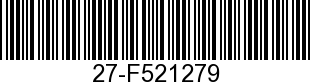 27-F521279 - GASKET             - Replaced by 27-F521279-1