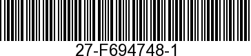GASKET,NLA 27-F694748-1