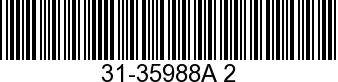 31-35988A 2 - BEARING ASSEMBLY   - Replaced by 31-35988A12