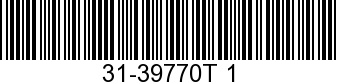 31-39770T 1 - BEARING ASSY      