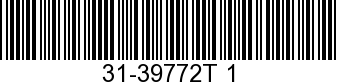 31-39772T 1 - BEARING ASSY      