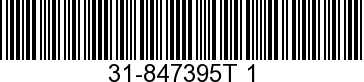 BEARING SET Cup And Con 31-847395T 1