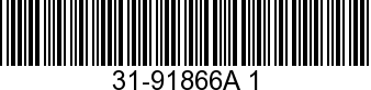 31-91866A 1 - BEARING ASSEMBLY   - Replaced by 31-41620A 1