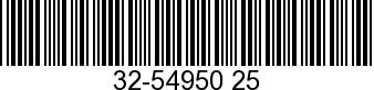 32-54950 25 - TUBING (25.00 Fee 