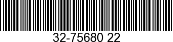32-75680 22 - HOSE               - Replaced by 32-75680 54