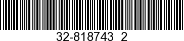 32-818743  2 - HOSE               NLA