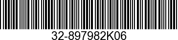32-897982K06 - HOSE KIT Hydrauli  - Replaced by 32-8M0046918