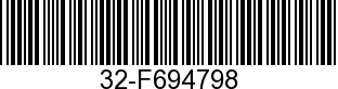 32-F694798 - HOSE               NLA