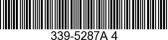 339-5287A 4 - SWITCH BOX         - Replaced by 339-6222A10