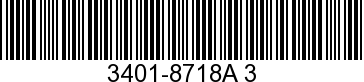 3401-8718A 3 - BRACKET ASSEMBLY   - Replaced by 3401-8718A 2