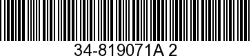 34-819071A 2 - REED PLATE ASSEMB  NLA