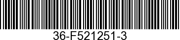 36-F521251-3 - CAP                - Replaced by -F521251-1