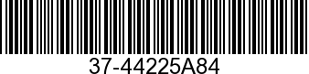 37-44225A84 - DECAL SET          - Replaced by 37-87548A85