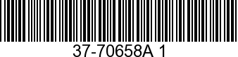 37-70658A 1 - DECAL SET          NLA