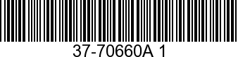 37-70660A 1 - DECAL SET          NLA