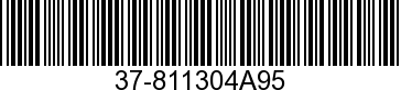 37-811304A95 - DECAL SET (Black   - Replaced by 37-811304A00