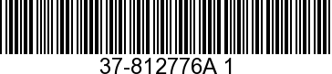 37-812776A 1 - DECAL SET          NLA