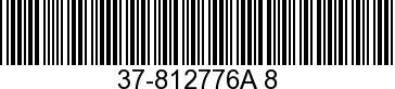 37-812776A 8 - DECAL SET          NLA