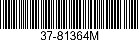 37-81364M - DECAL              - Replaced by 37-82865M